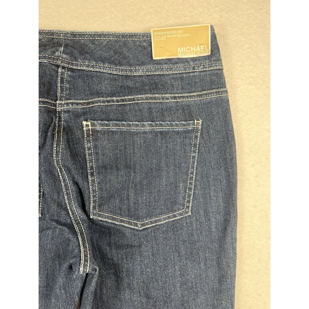 Michael Kors NWT Hollywood Nights Jeans Dark Stonewash Size 6 - Picture 8 of 13